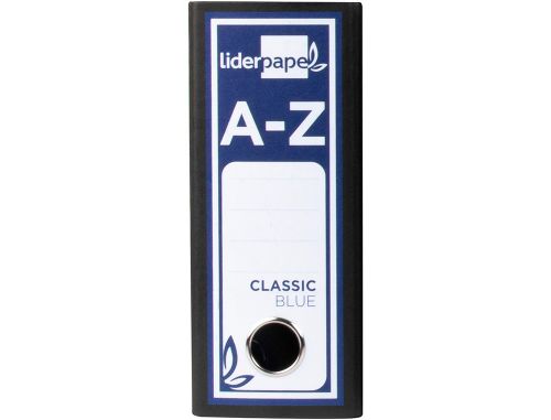 Pasta de arquivo liderpapel classic blue cartao forrado ao baixo gaspeada preta , Liderpapel , 37714 , 8423473377141